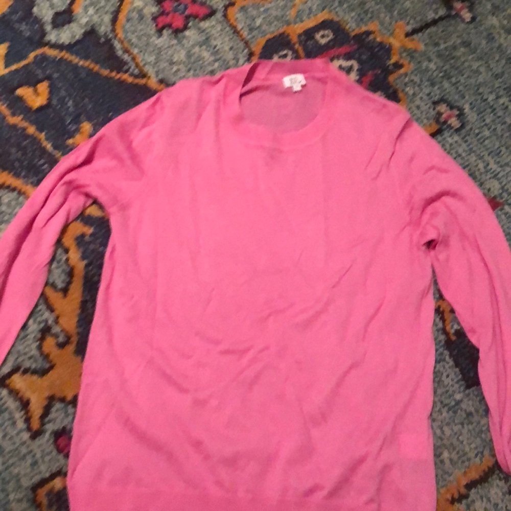 Iris & Ink Pink Cashmere Sweater